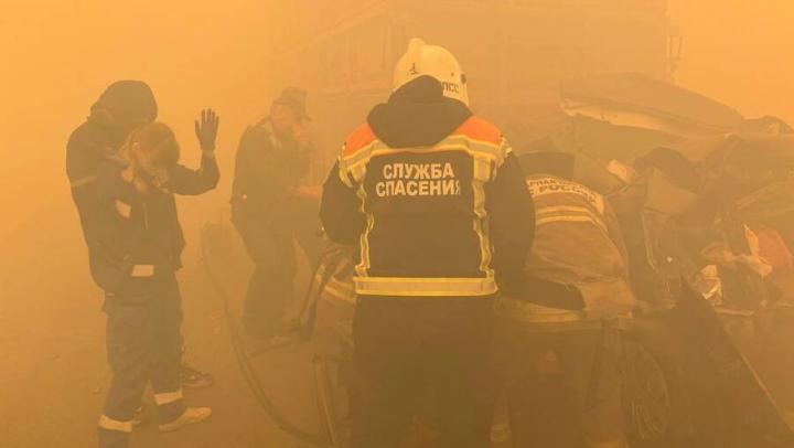 Из-за дыма в Балаковском районе ограничили движение на пятикилометровом участке дороги Из-за дыма в Балаковском районе ограничили движение на пятикилометровом участке дороги