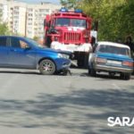 В Солнечном столкнулись две «Лады»: на месте пожарные и «скорая»