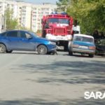 В Солнечном столкнулись две «Лады»: на месте пожарные и «скорая»