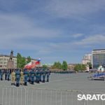 На Театральной площади Саратова репетируют парад Победы