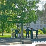 На Театральной площади Саратова репетируют парад Победы
