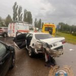 В Энгельсе Toyota протаранила две иномарки