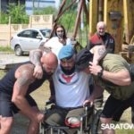 В Саратове ветеран СВО без ног установил мировой рекорд В Саратове ветеран СВО без ног установил мировой рекорд