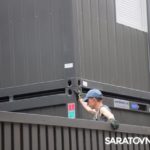 В Саратове на проспекте Столыпина начали реставрировать сгоревшую гостиницу «Россия»