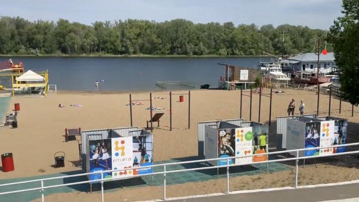 Подготовка городского энгельсского пляжа подходит к завершению Подготовка городского энгельсского пляжа подходит к завершению