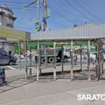 У «Детского мира» в Саратове устанавливают новую остановку