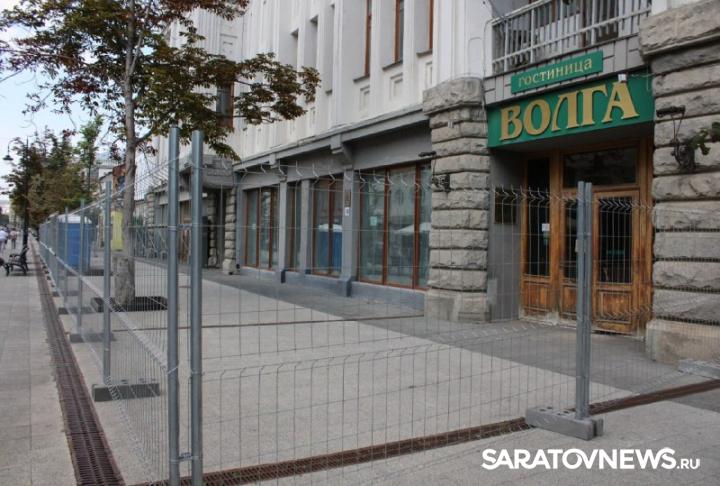 В Саратове начали реставрировать гостиницу «Волга» В Саратове начали реставрировать гостиницу «Волга»