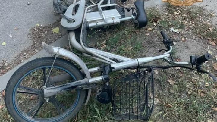 В Саратове водитель «Приоры» сбил мужчину на электровелосипеде