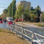 У саратовской поликлиники прорвало канализацию