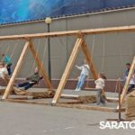 На фестивале «Укек» в Саратове чеканили монеты, вили верёвки, получали предсказания гадалок
