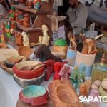 На фестивале «Укек» в Саратове чеканили монеты, вили верёвки, получали предсказания гадалок
