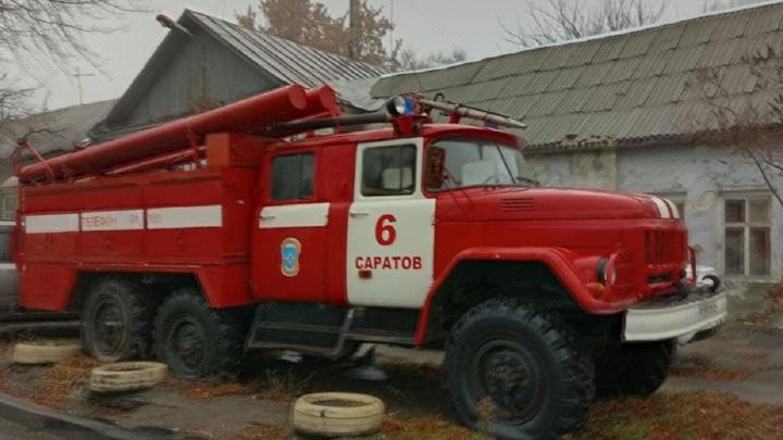 Крупный пожар произошел в Балашовском районе Крупный пожар произошел в Балашовском районе