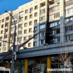 Пожар на Московской в Саратове тушили 7 расчетов: эвакуированы 11 жильцов