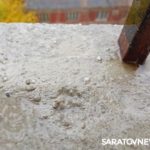 В Саратове прошел осенний град В Саратове прошел осенний град