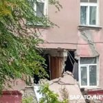 В Саратове расширили площадь ограждения у дома с рухнувшей стеной