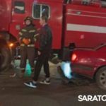 Пожарная машина попала в ДТП у «Оранжевого» в Саратове Пожарная машина попала в ДТП у «Оранжевого» в Саратове