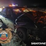 В массовой аварии под Татищевом пострадали четыре водителя и ребенок