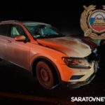 В массовой аварии под Татищевом пострадали четыре водителя и ребенок