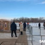 В Энгельсе продолжаются Крещенские купания В Энгельсе продолжаются Крещенские купания
