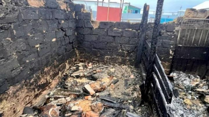 В саратовском поселке мужчина получил ожоги в горящем сарае, погибли животные В саратовском поселке мужчина получил ожоги в горящем сарае, погибли животные