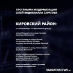 В Саратове начинется второй этап реконструкции водных сетей