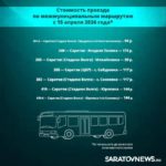 С 15 апреля в Саратовской области подорожают автобусы, электрички и речной транспорт С 15 апреля в Саратовской области подорожают автобусы, электрички и речной транспорт