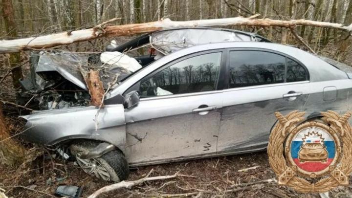 У саратовского села вылетел в деревья китайский автомобиль У саратовского села вылетел в деревья китайский автомобиль