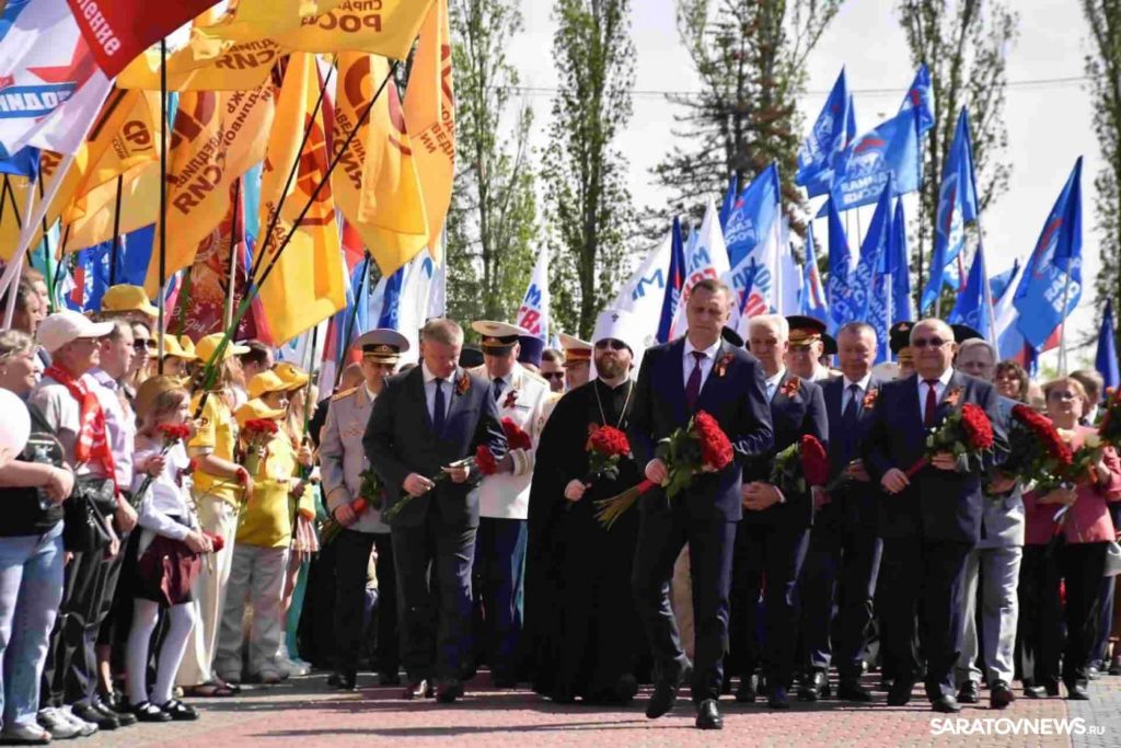В Саратове на Соколовой горе прошло празднование 81-й годовщины Победы