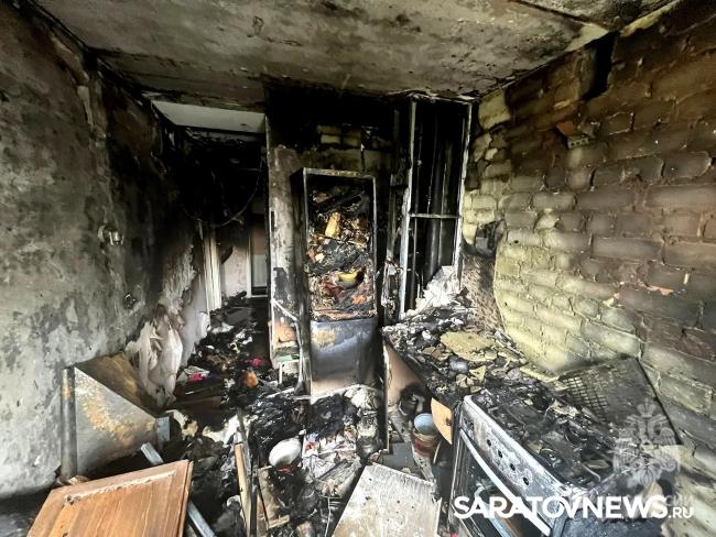 Две женщины спасены на пожаре в Саратове