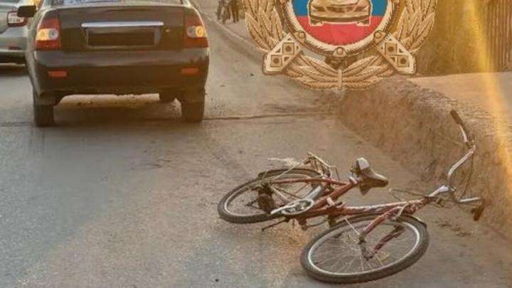 В Петровске «Приора» сбила восьмилетнего велосипедиста