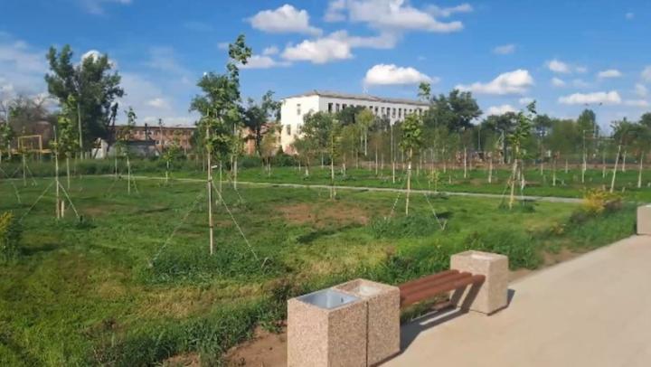 В Летном городке Энгельса строят новый парк В Летном городке Энгельса строят новый парк
