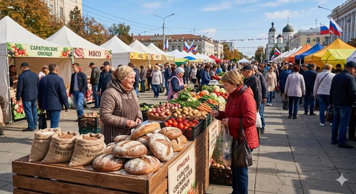 Самый дешевый хлеб и мясо в ПФО: Минсельхоз отчитался о ценах и продуктовой независимости Саратовской области Самый дешевый хлеб и мясо в ПФО: Минсельхоз отчитался о ценах и продуктовой независимости Саратовской области