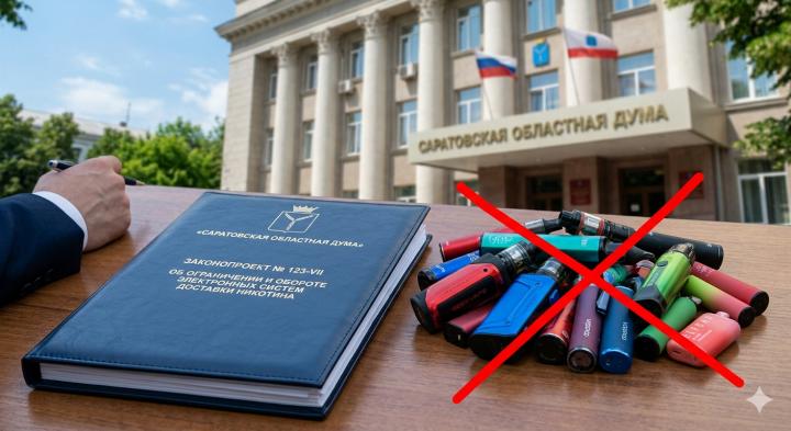 Депутаты облдумы внесли законопроект о полном запрете продажи вейпов в Саратовской области Депутаты облдумы внесли законопроект о полном запрете продажи вейпов в Саратовской области