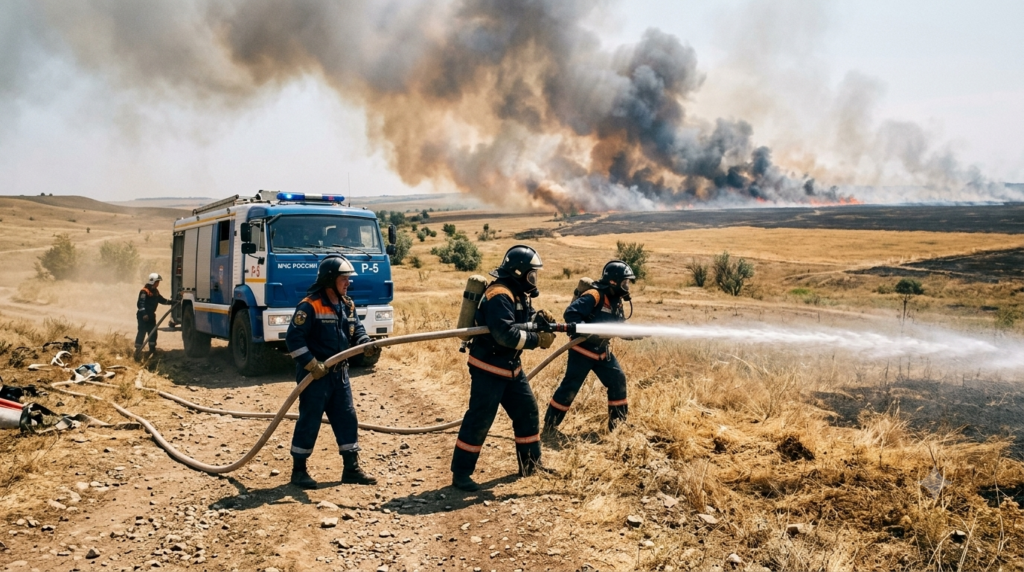 После жары до +41 в Саратовской области резко выросло число пожаров После жары до +41 в Саратовской области резко выросло число пожаров