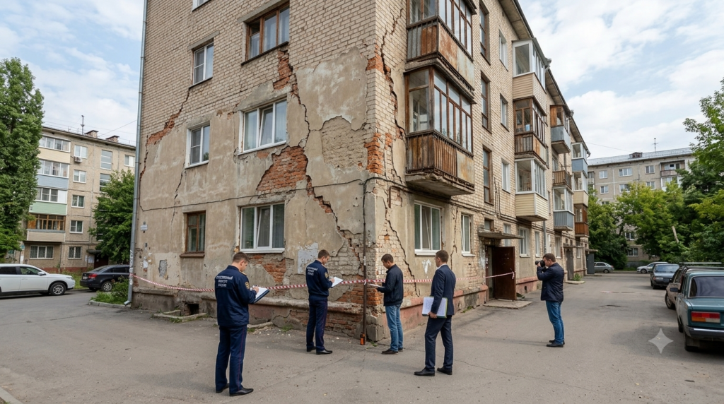 Жители аварийного дома в Саратове добились внимания главы Следственного комитета