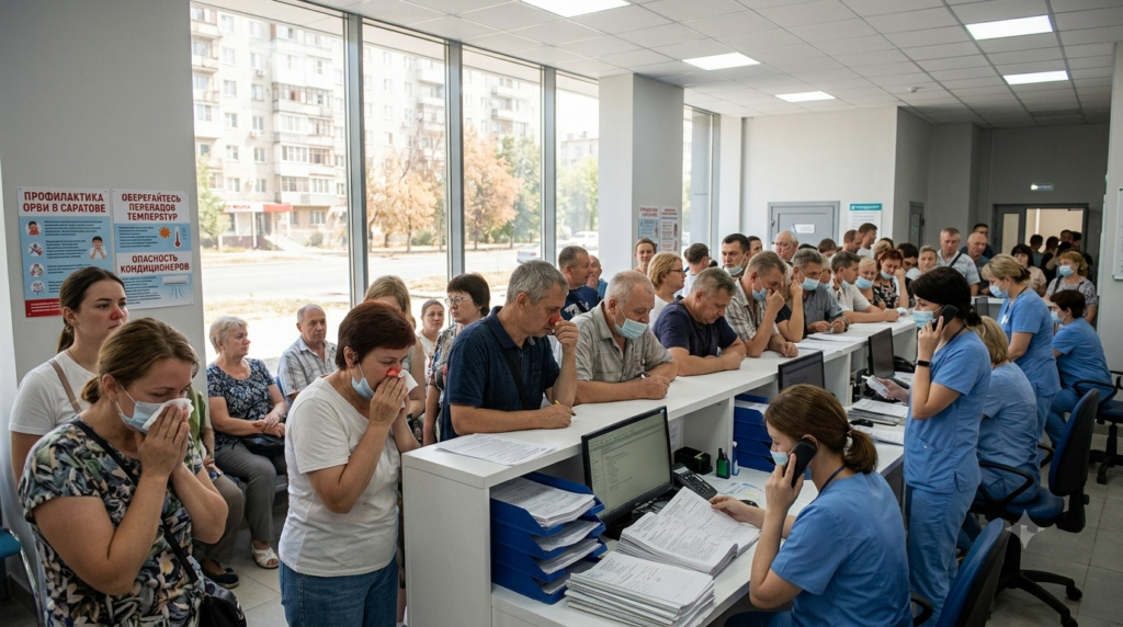 Министр здравоохранения объяснил рост ОРВИ в Саратовской области жарой и кондиционерами Министр здравоохранения объяснил рост ОРВИ в Саратовской области жарой и кондиционерами