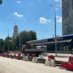 На Вавилова и в Мирном переулке реконструируют трамвайные линии