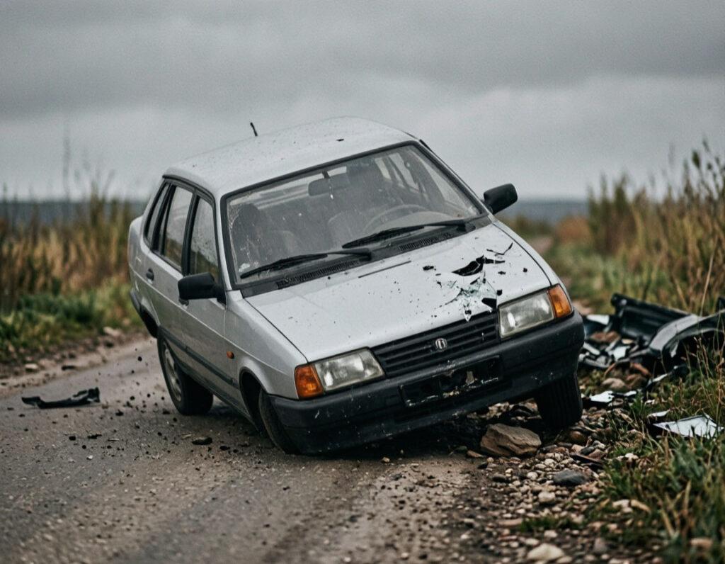 В Самойловском районе ВАЗ вылетел с дороги: четверо погибли