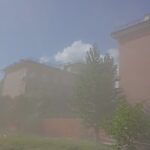 Ограждения и завеса пыли: что сейчас происходит у обрушившейся многоэтажки в Саратове