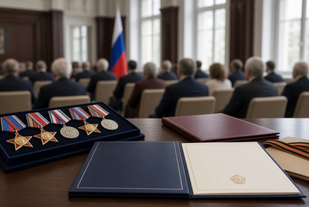 Шесть жителей Саратовской области получили награды и благодарности Путина Шесть жителей Саратовской области получили награды и благодарности Путина