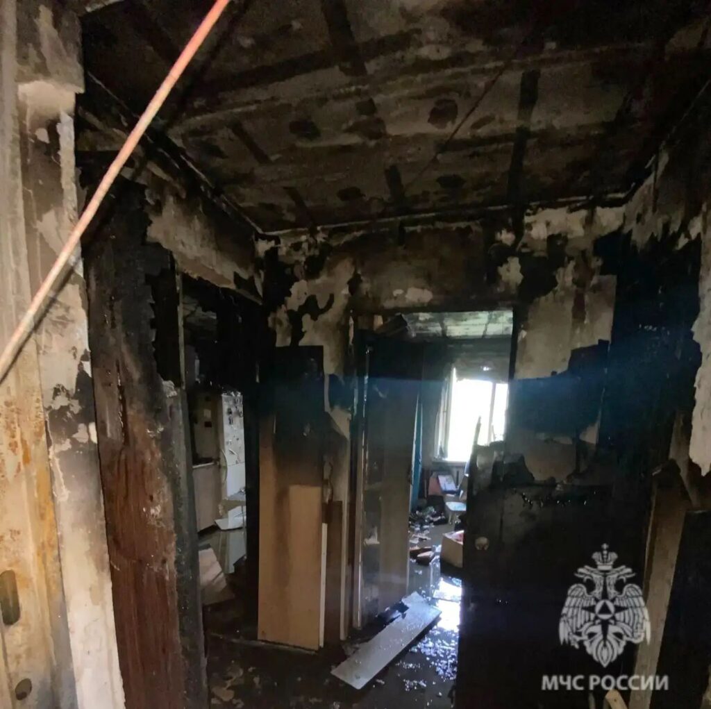 В Балакове на пожаре спасены 10 жильцов