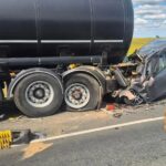 Под Балашовом молодой парень на «Весте» въехал под автоцистерну и погиб