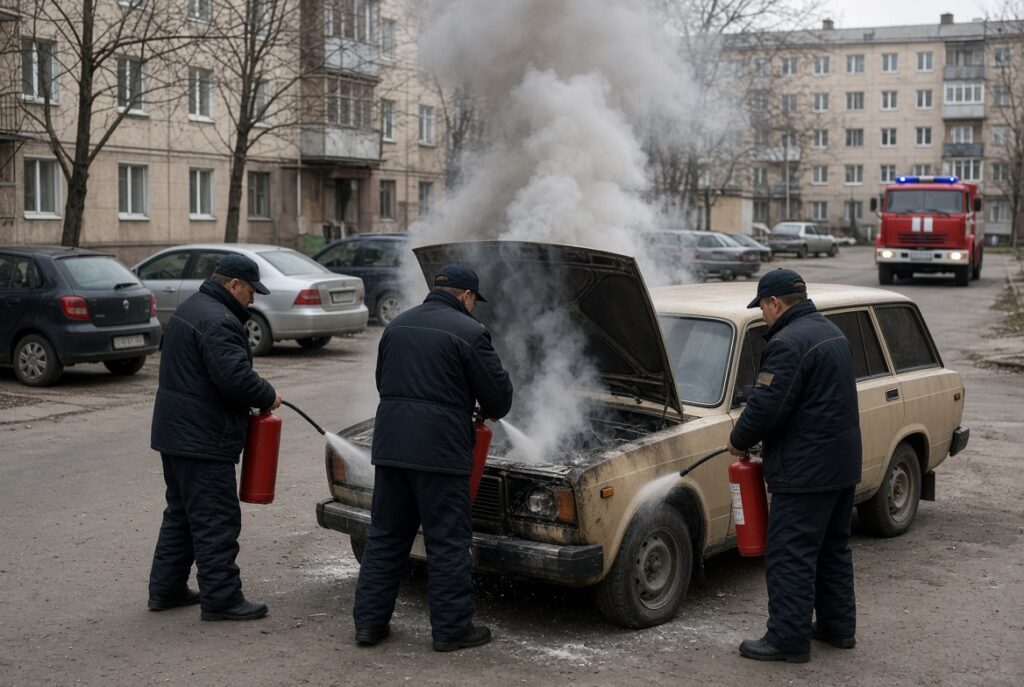В Саратове пожилой водитель получил ожоги при пожаре в машине В Саратове пожилой водитель получил ожоги при пожаре в машине