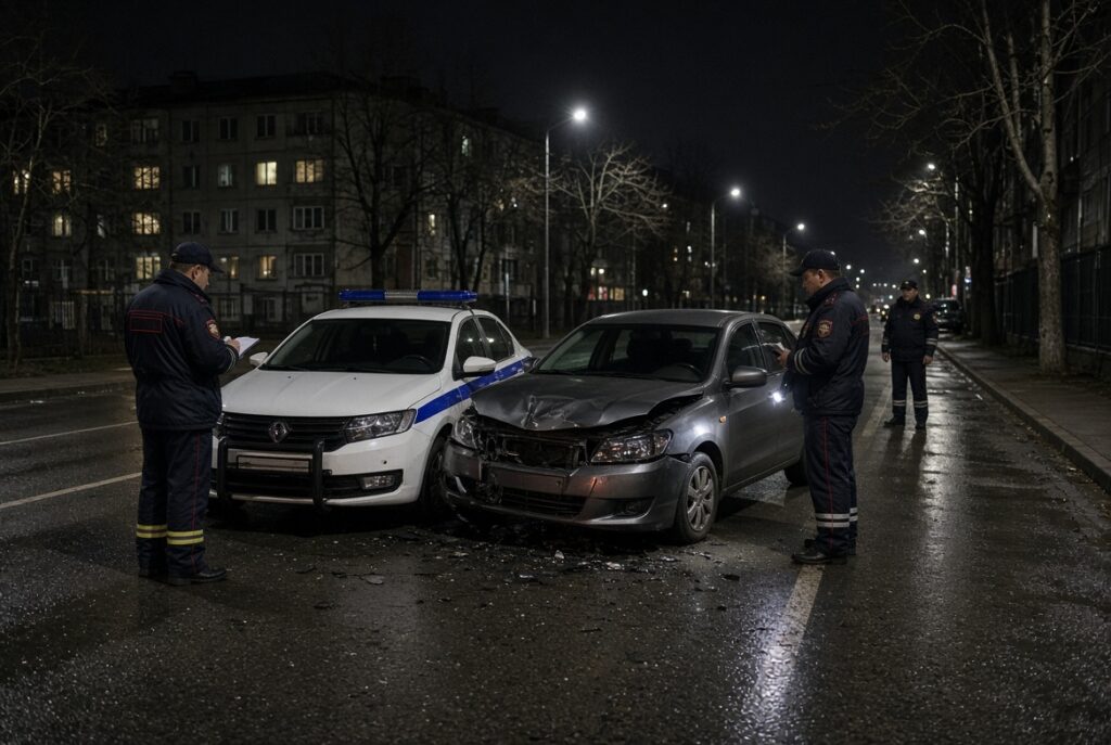 В Шиханах пьяный водитель врезался в машину ГИБДД и получил исправительные работы В Шиханах пьяный водитель врезался в машину ГИБДД и получил исправительные работы