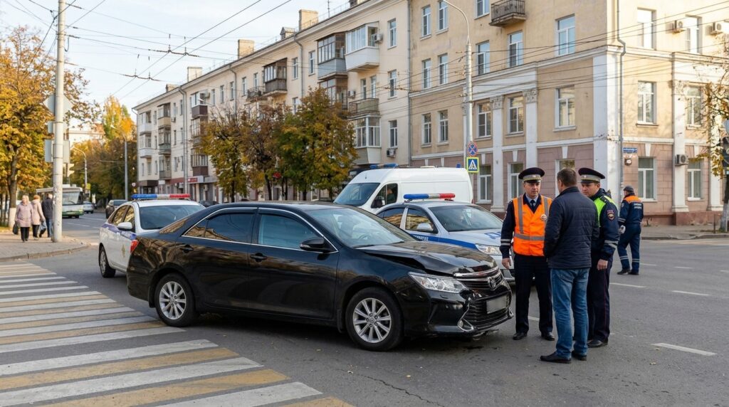 Председатель Счетной палаты области оказался участником ДТП в центре Саратова