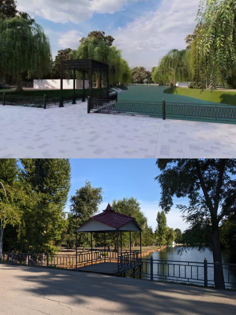 В Саратове сравнили концепцию благоустройства горпарка мэрии с реальностью В Саратове сравнили концепцию благоустройства горпарка мэрии с реальностью