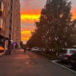 Невероятное небо было в Саратове на закате солнца