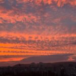 Невероятное небо было в Саратове на закате солнца