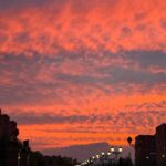 Невероятное небо было в Саратове на закате солнца