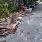 В Саратове строймусор смыло к Набережной Космонавтов В Саратове строймусор смыло к Набережной Космонавтов
